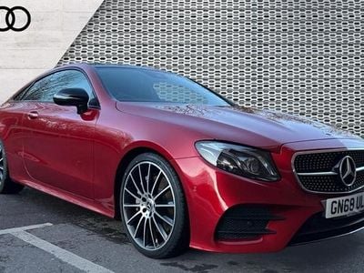 Red Used 2018 Mercedes E300 AMG Line Premium Plus Coupe | £25,222 (A bit pricey)