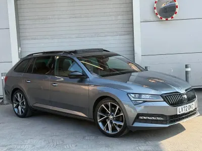 Used Skoda Superb SportlinePlus 190 HP (139 kW) 2022 Grey Estate