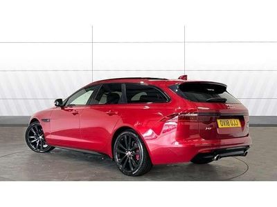 Used Jaguar XF S 300 HP (220 kW) 2018 Red Estate