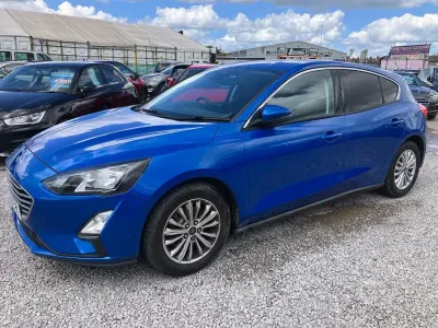 Used Ford Focus Titanium 125 HP (91 kW) 2019 Blue Hatchback