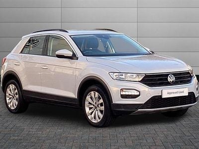 White silver Used 2020 VW T-Roc SE SUV | £16,250 (Fair price)