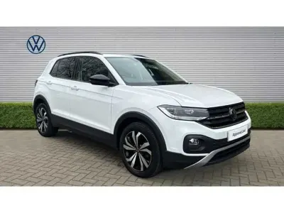 Usado VW T-Cross Black Edition 110 CV (80 kW) 2023 Blanco SUV