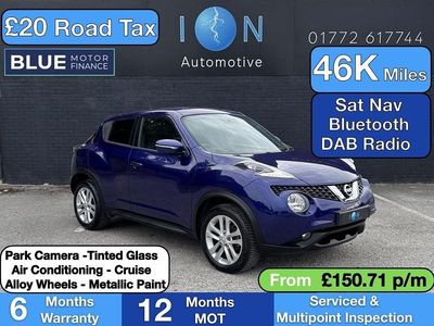 Used Nissan Juke N-Connecta 110 HP (80 kW) 2016 Blue SUV