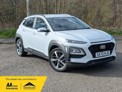 Używany Hyundai Kona 120 KM (88 kW) 2020 Biały SUV