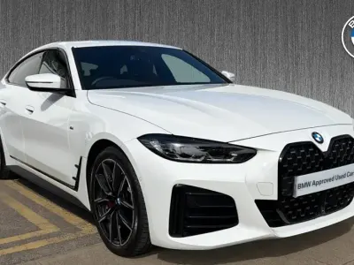 Begagnad BMW 420 Gran Coupé M Sport 181 HK (133 kW) 2023 Vit Sportkupé