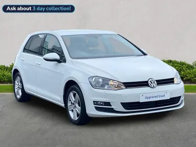 Used VW Golf VII Edition 123 HP (90 kW) 2016 White Hatchback