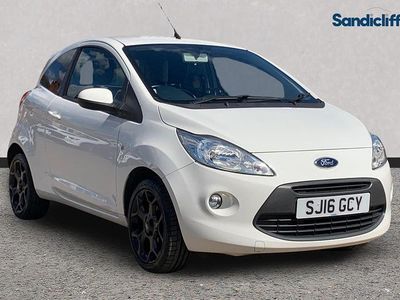 Used Ford Ka Zetec 69 HP (50 kW) 2015 White Hatchback