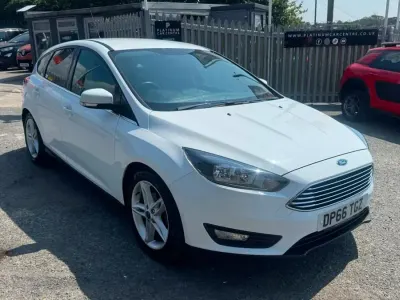 Used Ford Focus Zetec 125 HP (91 kW) 2016 White Hatchback