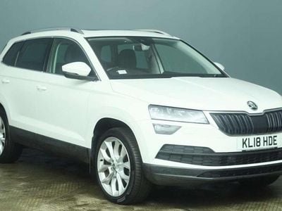 Used Skoda Karoq 150 HP (110 kW) 2018 White SUV