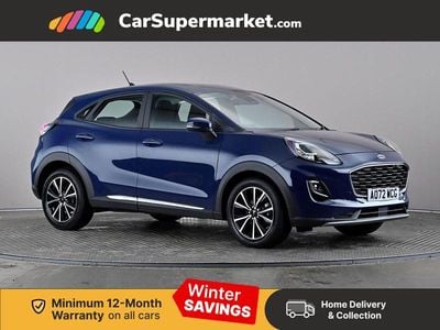 Blue Used 2022 Ford Puma Titanium Hatchback | £14,697 (Good price)