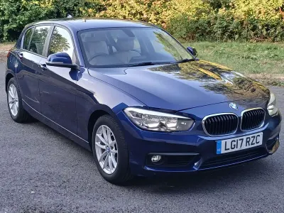 Used BMW 118 Comfort Edition 2017 Blue Hatchback