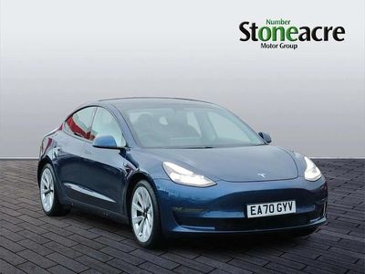 Blue Used 2020 Tesla Model 3 Long Range AWD Sedan | £15,995 (Fair price)