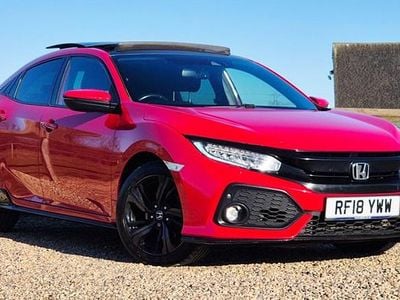 Used Honda Civic Sport Plus 182 HP (133 kW) 2018 Red Hatchback
