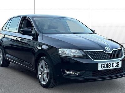 Used Skoda Rapid SE 110 HP (80 kW) 2018 Black Hatchback
