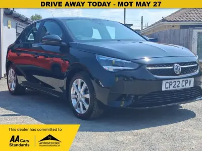 Used Vauxhall Corsa Edition 75 HP (55 kW) 2022 Black Hatchback