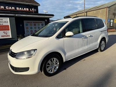 Used VW Sharan SE 2014 White MPV