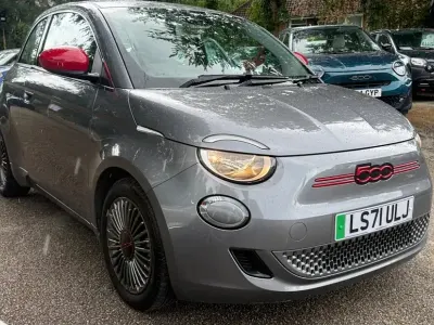 Used Fiat 500e Red 86 kW (118 HP) 2021 Hatchback
