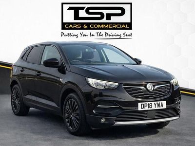 Used Vauxhall Grandland X Sport 130 HP (95 kW) 2018 Black SUV