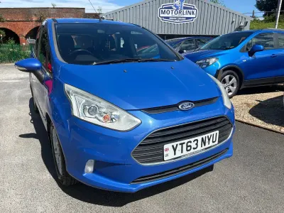 Used Ford B-MAX Zetec 90 HP (66 kW) 2013 Blue MPV