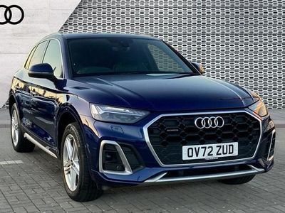 Blue Used 2022 Audi Q5 S-Line SUV | £29,672 (Fair price)