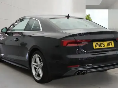Used Audi A5 S-Line 190 HP (139 kW) 2018 Black Coupe