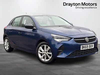 Used Vauxhall Corsa S 100 HP (73 kW) 2020 Blue Hatchback
