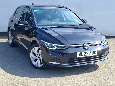 Used VW Golf VIII Style 150 HP (110 kW) 2022 Black Hatchback