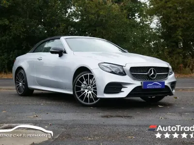 Used Mercedes E220 AMG line 2020 Silver Cabriolet
