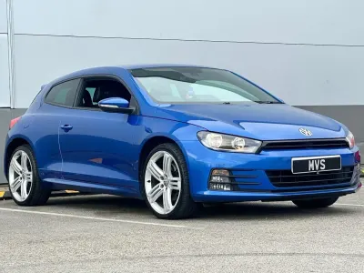 Used VW Scirocco R-line 184 HP (135 kW) 2017 Blue Coupe