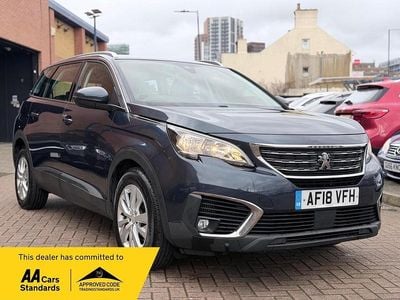 Used Peugeot 5008 Active 130 HP (95 kW) 2018 Blue Hatchback