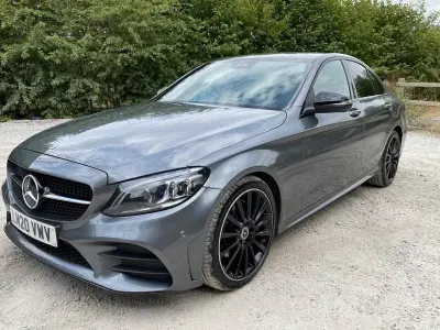Used Mercedes C220 AMG Line Premium 194 HP (142 kW) 2020 Grey Sedan