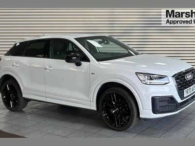Begagnad Audi Q2 Black Edition 113 HK (83 kW) 2020 Vit SUV
