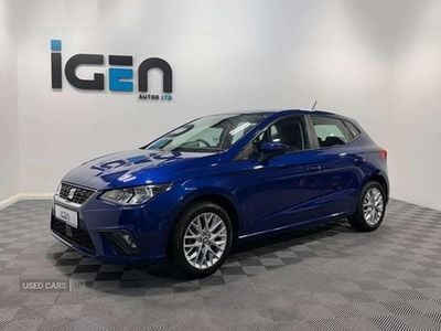 Begagnad Seat Ibiza SE Technology 95 HK (69 kW) 2020 Blå Halvkombi
