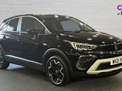 Used Vauxhall Crossland Elite 110 HP (80 kW) 2021 Black SUV