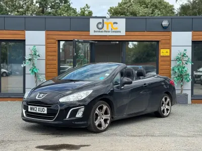 Used Peugeot 308 CC Allure 2012 Black Cabriolet