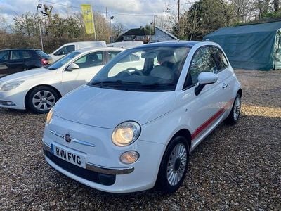 White Used 2011 Fiat 500 Lounge Hatchback | £3,295 (Good price)