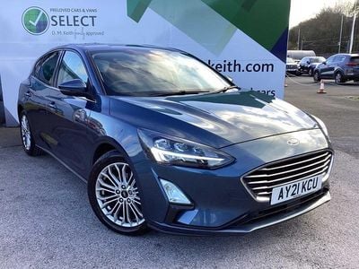 Blue Used 2021 Ford Focus Titanium X Hatchback | £12,613 (Good price)