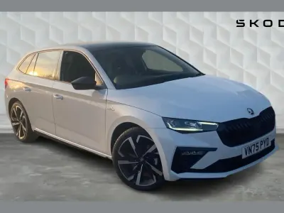 Used Skoda Scala Monte Carlo 113 HP (83 kW) 2026 Moon white metallic Hatchback