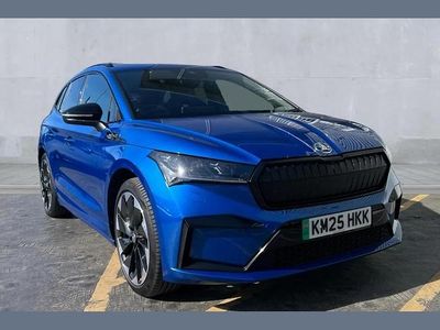 Used Skoda Enyaq iV SportlinePlus 210 kW (286 HP) 2025 Blue SUV