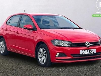Usado VW Polo SE 95 HP (69 kW) 2019 Vermelho Citadino