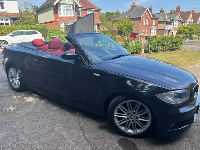 Used BMW 120 Cabriolet M Sport 170 HP (125 kW) 2008 Black Cabriolet