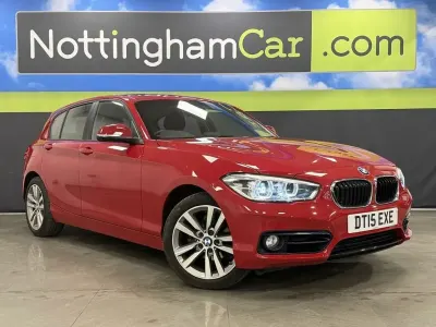 Używany BMW 118 Sport Line 136 KM (100 kW) 2015 Czerwony Hatchback