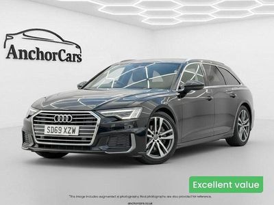 Used Audi A6 S-Line 204 HP (150 kW) 2019 Black Estate