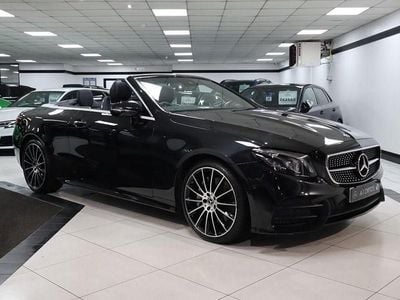 Black Used 2020 Mercedes E350 AMG line Cabriolet | £28,925 (Fair price)