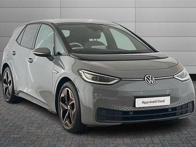 Used VW ID.3 Pro 150 kW (204 HP) 2021 Moonstone grey with black roof Hatchback