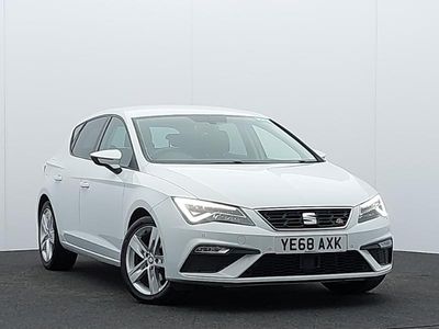 Begagnad Seat Leon FR 130 HK (95 kW) 2018 Vit Halvkombi