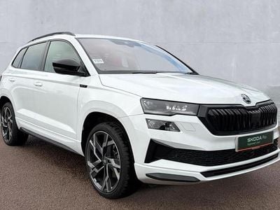 Used Skoda Karoq SportLine 150 HP (110 kW) 2025 Moon white SUV