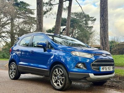 Used Ford Ecosport Titanium 125 HP (91 kW) 2015 Blue SUV
