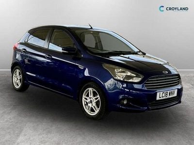 Used Ford Ka Plus Zetec 85 HP (62 kW) 2018 Blue Hatchback