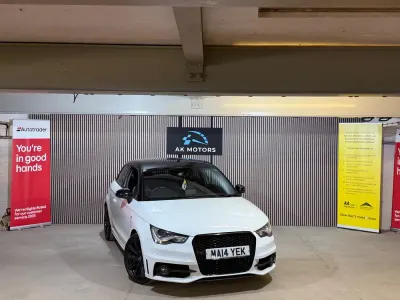 Used Audi A1 S-Line 122 HP (89 kW) 2014 White Hatchback